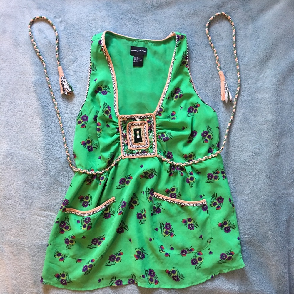 ✨Stand-out✨Central Park West Floral Shirt